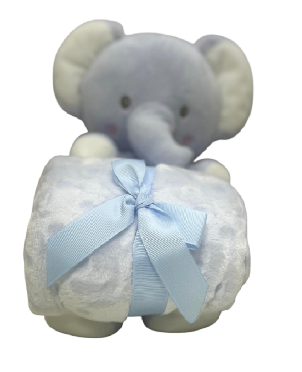 Blue Elephant Sleepy Toy Blanket- Toy and Blanket Set 75cm x 100cm