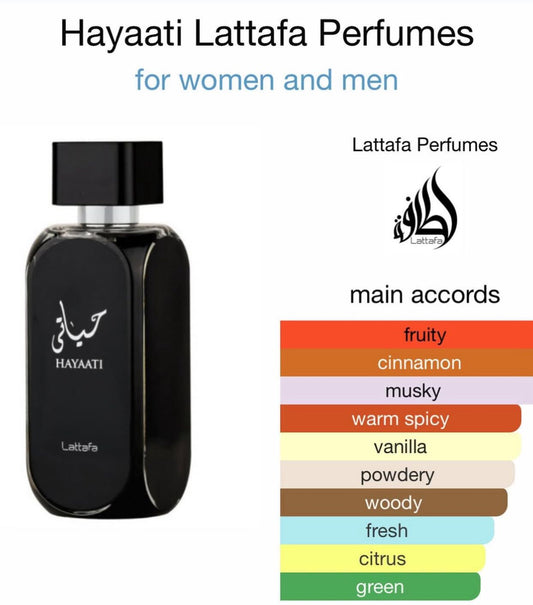 Hayaati Black 100ml by Lattafa